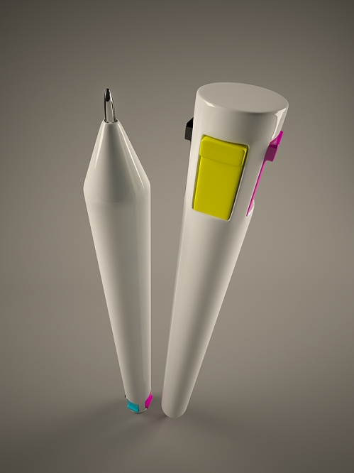 Roma Lubimov: CMYK Pen
